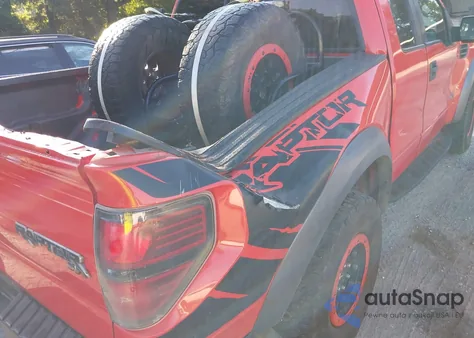 2011 Ford F150 Svt Raptor from USA, damaged, VIN 1FTEX1R61BFA47570